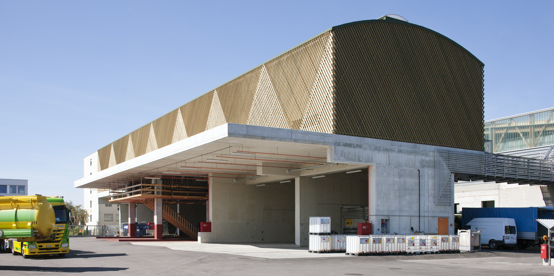 : Nouveau parc de stockage, Rüti b. Büren, bauzeit architekten