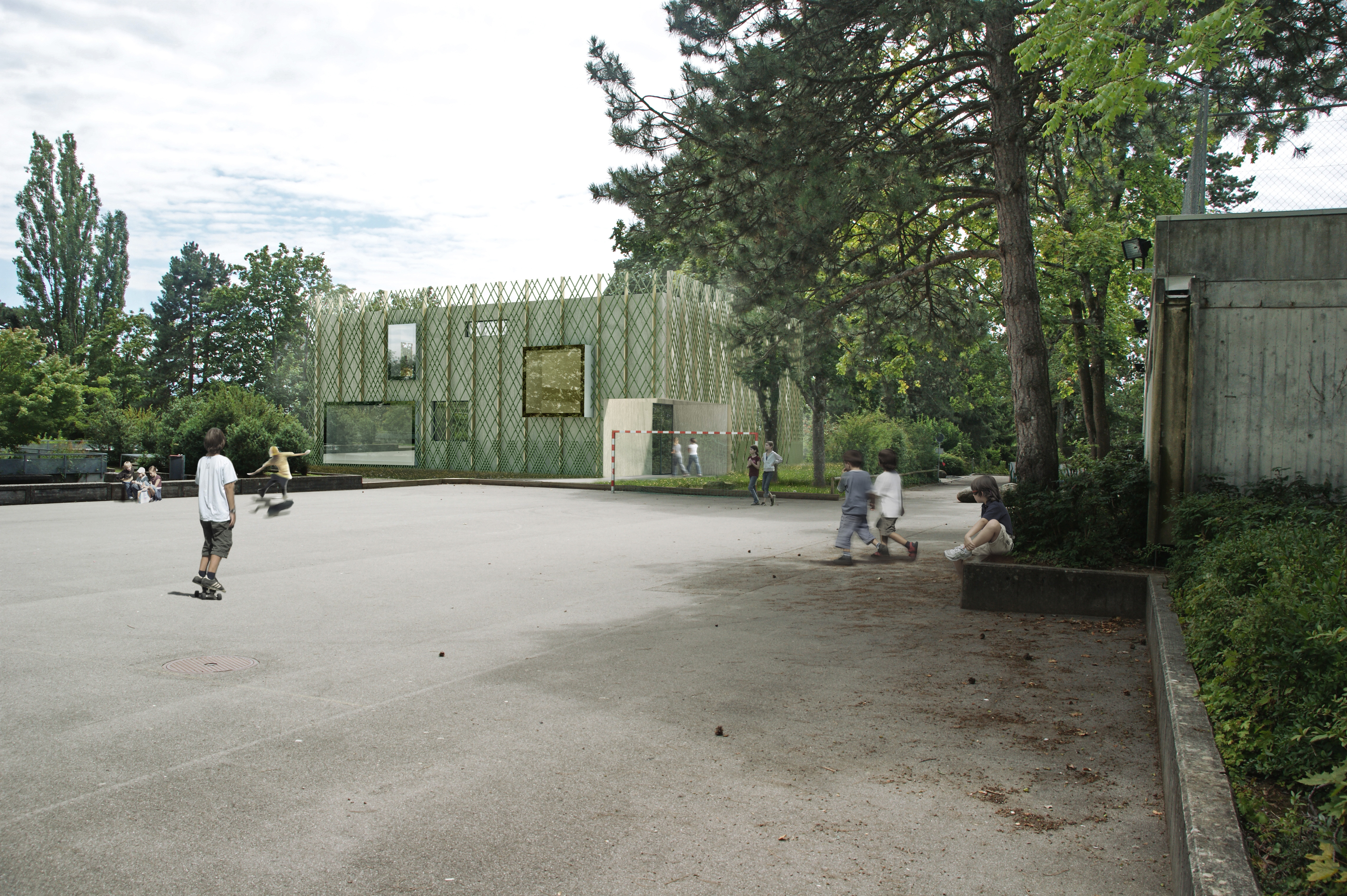 : Erweiterung Schulanlage Walkermatte, Biel, bauzeit architekten