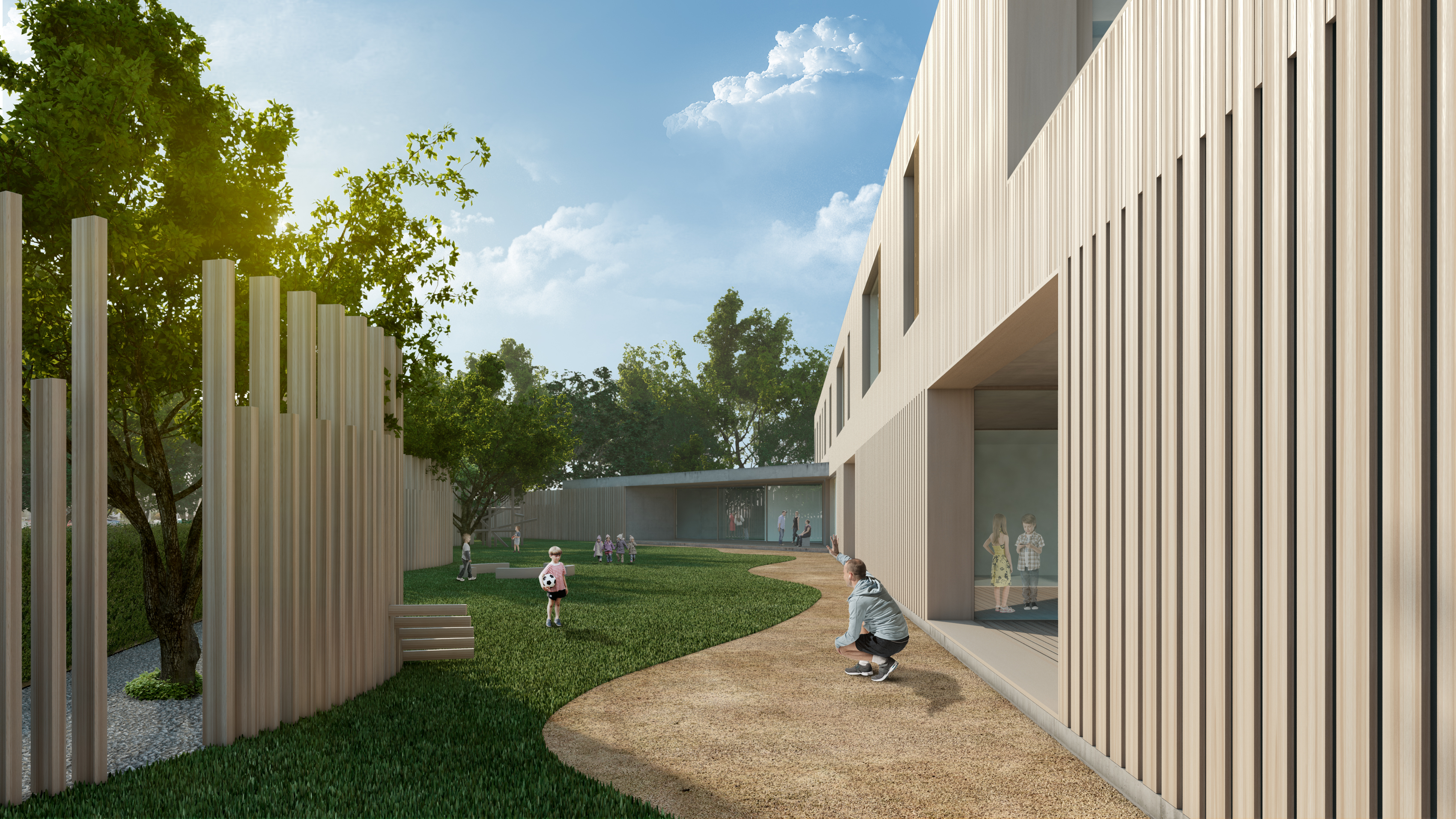 : Centre d'accueil de jour pour enfants et adolescents Aaregg, Berne, bauzeit architekten