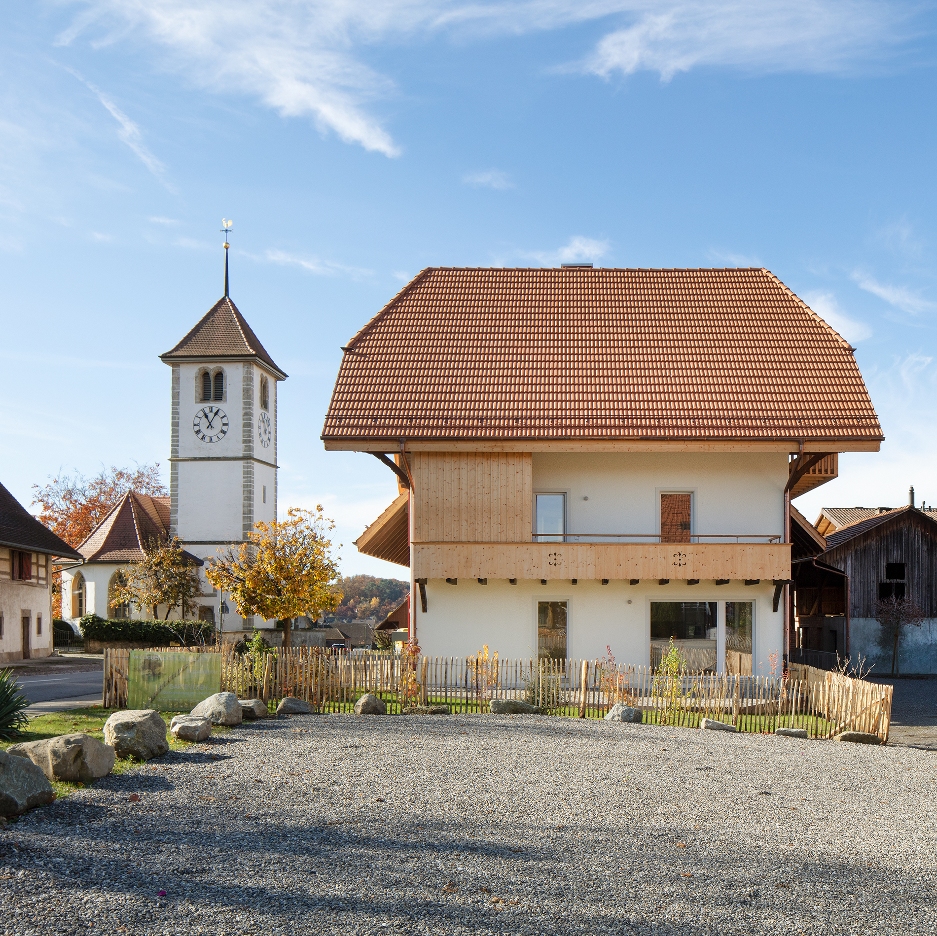 : Reconversion d'une ancienne ferme pour la Paroisse, Siselen, bauzeit architekten